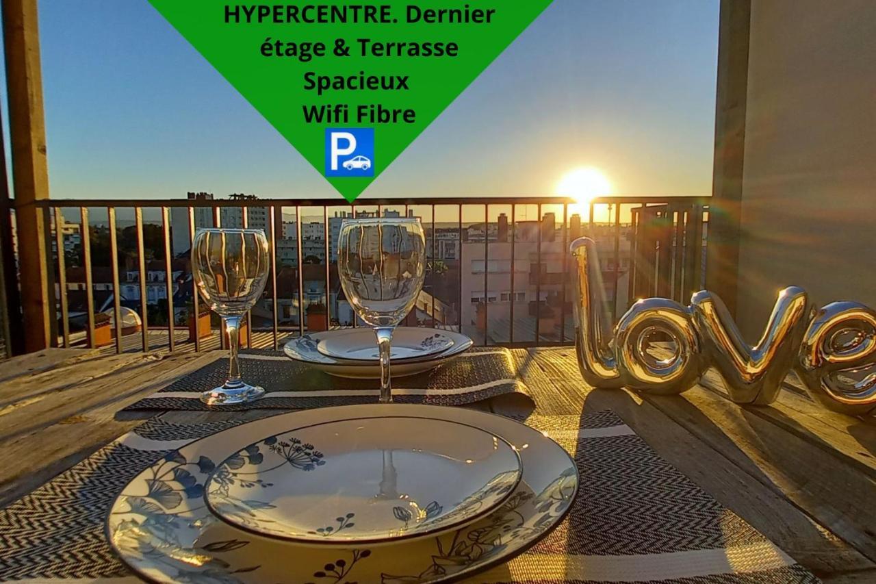 La Dolce Vita -T2 52M2- Dernier Etage- Terrasse-Parking-Wifi Fibre Apartment Тарб Екстериор снимка