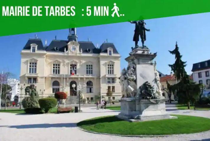 La Dolce Vita -T2 52M2- Dernier Etage- Terrasse-Parking-Wifi Fibre Apartment Тарб Екстериор снимка