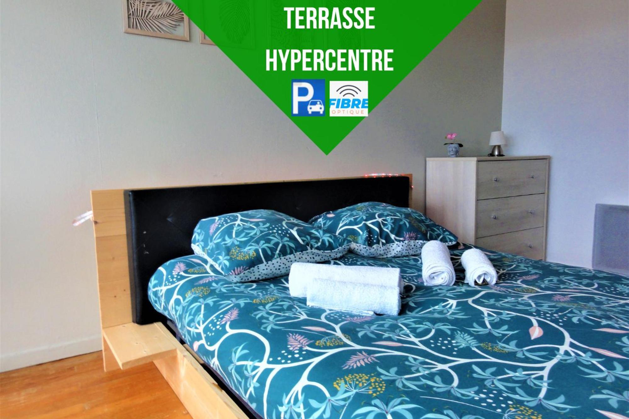 La Dolce Vita -T2 52M2- Dernier Etage- Terrasse-Parking-Wifi Fibre Apartment Тарб Екстериор снимка